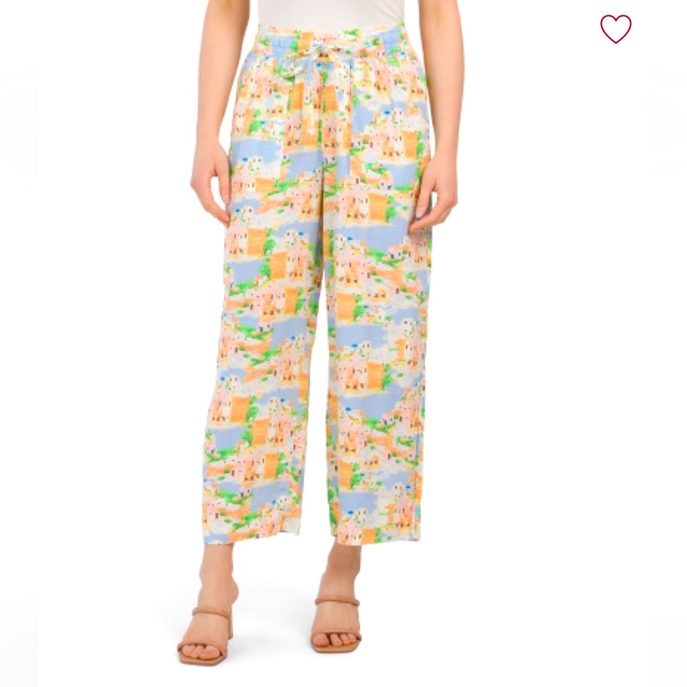 NWT Cynthia Rowley Linen Blend cropped pants